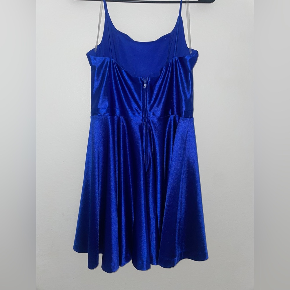 Wedding party dress, royal blue, size 11 from dear moon